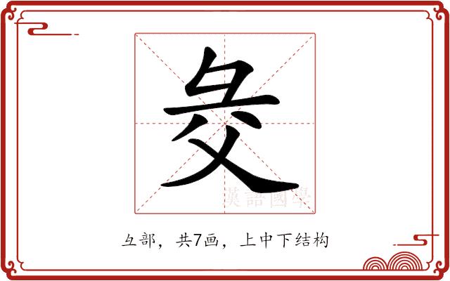 𢑓的部首
