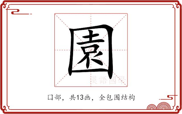 園的部首